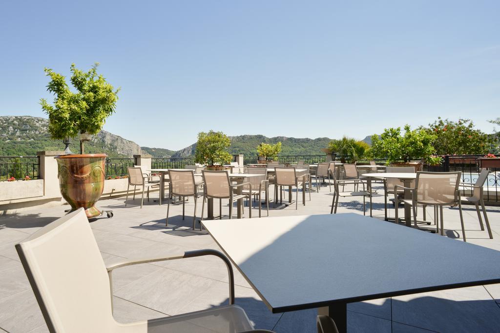 Logis Hotel Restaurant La Porte Des Cevennes Anduze Zewnętrze zdjęcie