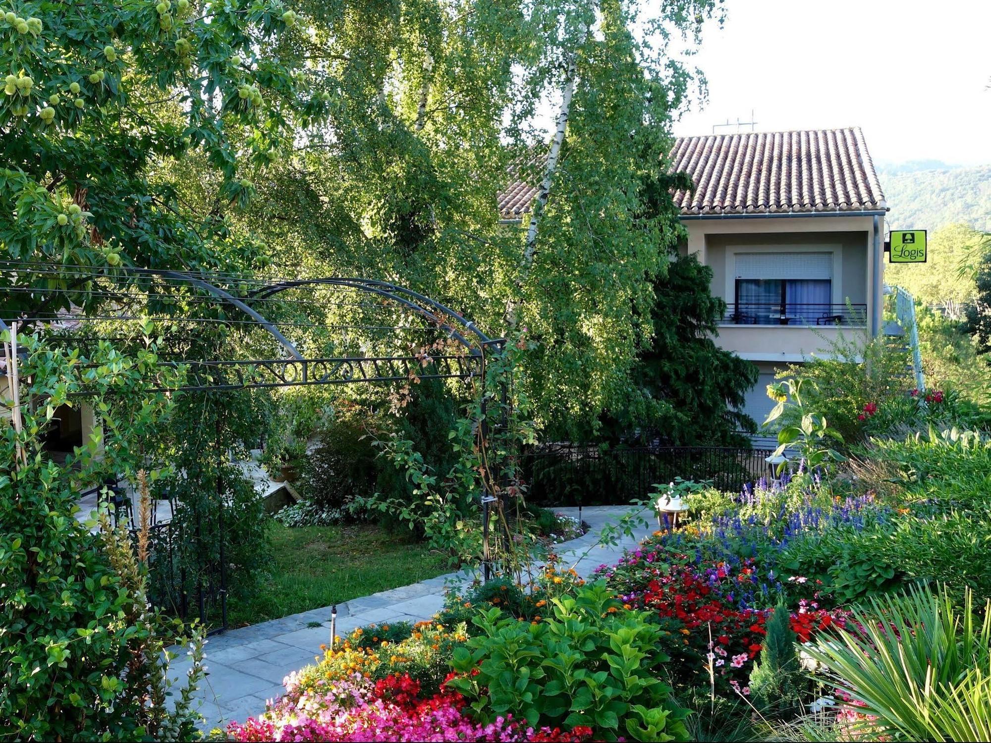 Logis Hotel Restaurant La Porte Des Cevennes Anduze Zewnętrze zdjęcie